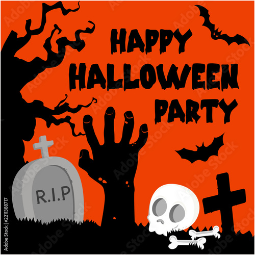 Fun Halloween Costume Party Celebration with Spooky Holiday Decorations