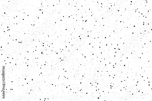Monochrome Distressed Noise Texture Background Featuring Scattered Black Speckles on White