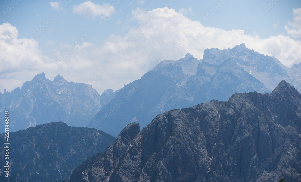 Fototapeta premium dolomite alps in italy, Tre Cime