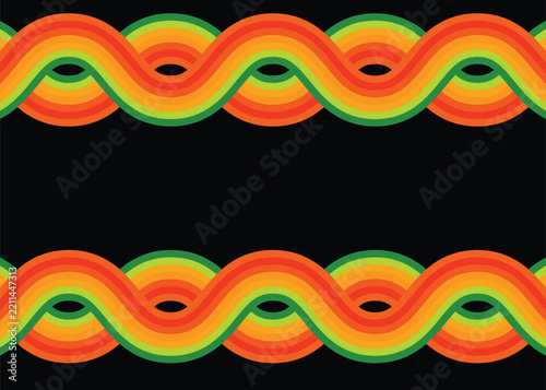 Rainbow wave Background