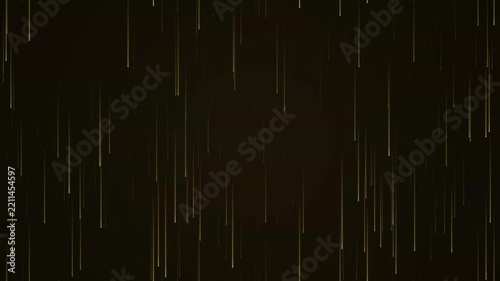 Golden Particle Rain Motion Graphic for Digital Overlays