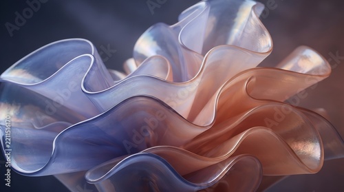 Glazed ceramic gradient in lilac and charcoal hues, with a woven crosshatch pattern, artistic abstract gradient background design