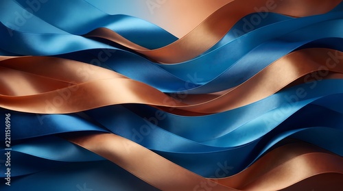 Aurora silk gradient in periwinkle and terracotta hues, with a mosaic tile pattern, artistic abstract gradient background design