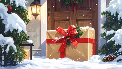 christmas tree with gifts