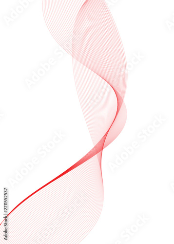 abstract vertical red wave background