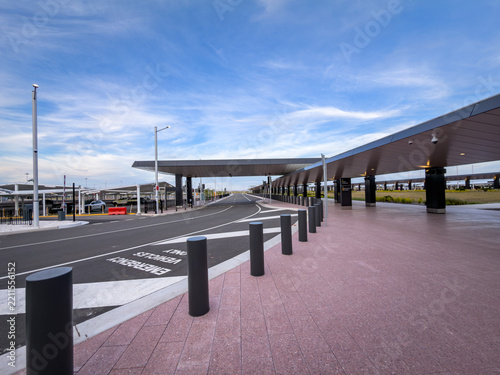 WSI Sydney emergency vehicle lane and terminal curbside area October 1 2026