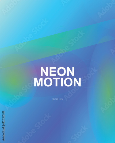 Abstract Gradient Shapes Vector Design Element