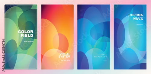 Modern abstract vector background graphic with gradient colors