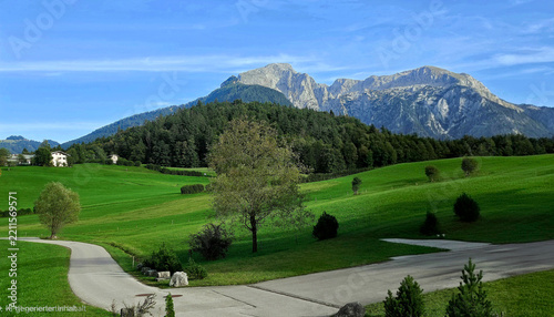 Bischofswiesen Und Gebirge