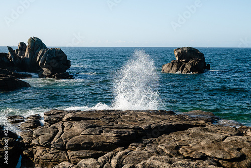 A wave crashing