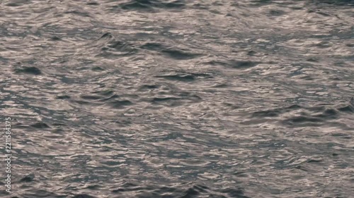 Close-Up of Short-Pitch Gray Waves with High Contrast