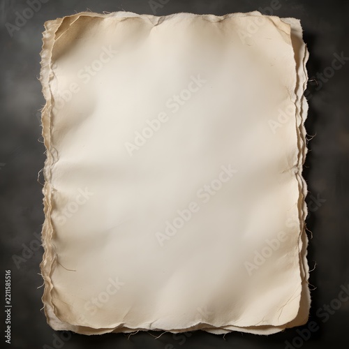 Stack of Deckle Edge Handmade Deckled Paper Sheets Mockup