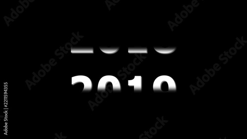 Digital year counter animation. rapidly scrolling calendar dates for time travel or historical timeline motion. 2000 to 2050 animation.