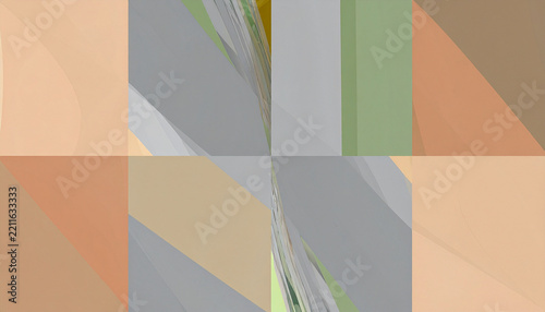 Minimal geometric background in soft beige gray and green with abstract vertical forms
ベージュとグレーと緑で構成された縦長の幾何学抽象背景
