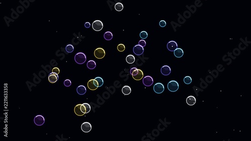 Solar Corona Flare multiverse quantum bubbles & void burst stock motion video rendered with DEEP COSMIC SPACE deep space aesthetics. Perfect for gaming stream background, planetarium visualizers, 