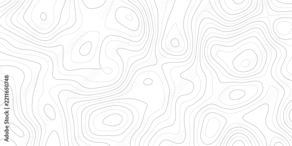 Obraz premium Intricate topographic contour map lines abstract graphic with abstract pattern elevation lines geological map design