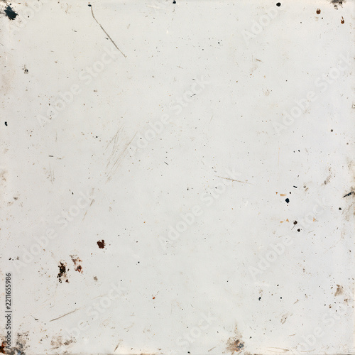 White Aged Surface Texture with Scratches and Stains