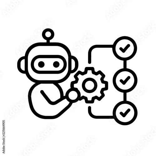 Automated Process Optimization with Artificial Intelligence Robot, Streamlining Workflow and Ensuring Task Completion for Enhanced Efficiency
