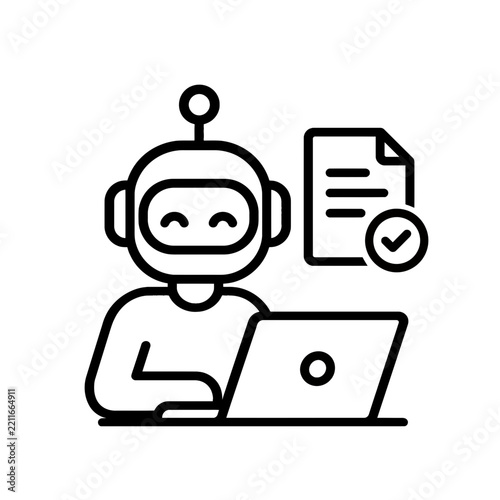 Intelligent AI Robot Assistant Streamlining Digital Document Processing and Task Verification for Enhanced Workspace Efficiency and Productivity