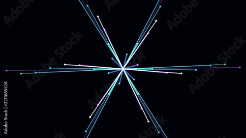 Bioluminescent Genome genetic mutation lattice & evolutionary node wave stock motion video rendered with NEON CYBER CYAN cybernetic genetics aesthetics.  Ideal for pharmaceutical promo graphics,