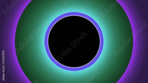 Animation seamless 4k loop Computer generated wallpaper texture element flat style with animation of rounded rectangles, circles lines light shadow 4k neon glow colorful backdrop simple forms pattern