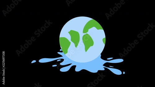 water drop world water day nature