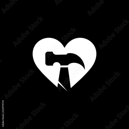 heart symbol vector illustration