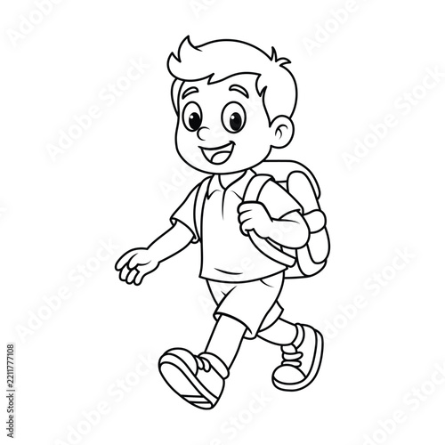 Boy Back to School 