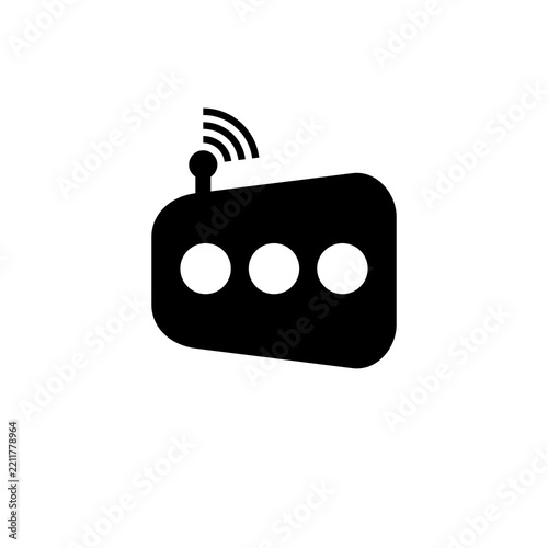 portable radio transmitter