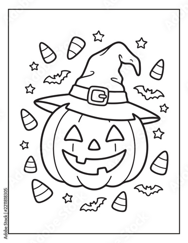 Halloween coloring pages, Halloween coloring pages book, Halloween, Halloween