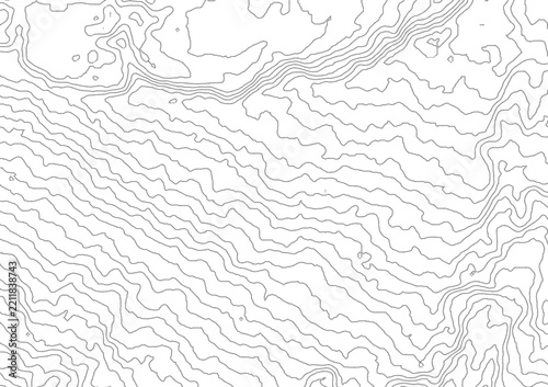 Curvas de nivel, mapa topográfico,. Cartografía