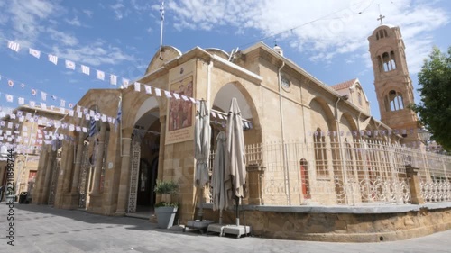 Nicosia, Cyprus, 2026,8th july,main facade of Panayias Phaneromenis church