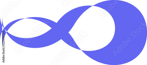 Stylized organic infinity symbol representing neurodiversity and the spectrum of human brain function in inclusive