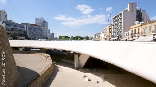 Nicosia, Cyprus, 2026,8th july, panoramic of Eleftherias Square