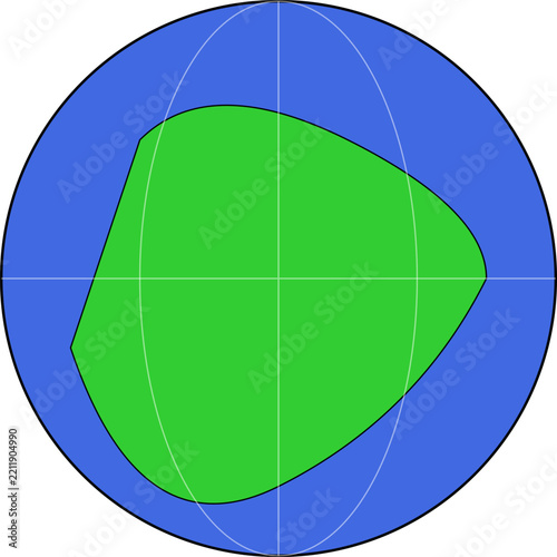 Vintage Blue And Green Global Network Neighborhood Sphere Icon Symbolizing Early Internet Connectivity And Data