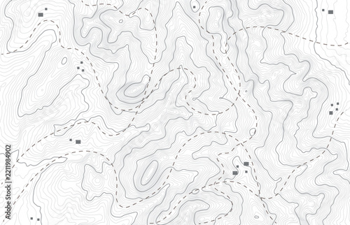 Abstract topographic map background