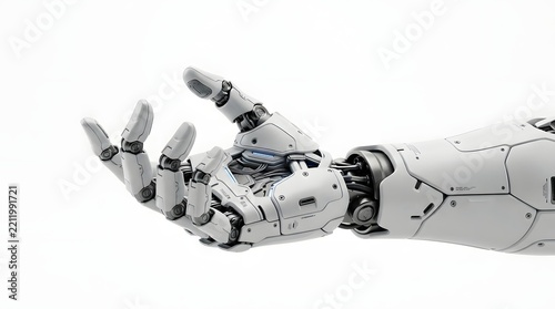 Future Robotic Hand Reaching Out