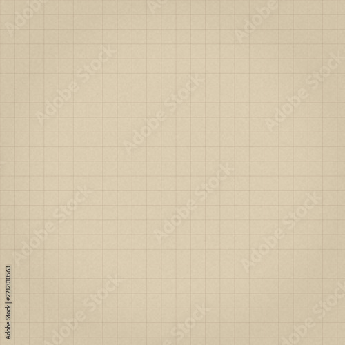 Vintage graph paper texture background seamless subtle grid lines on aged antique paper background photo