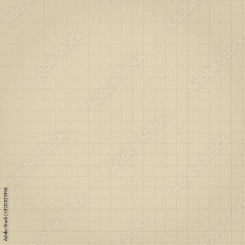 Vintage graph paper texture background seamless subtle grid lines on aged antique paper background photo
