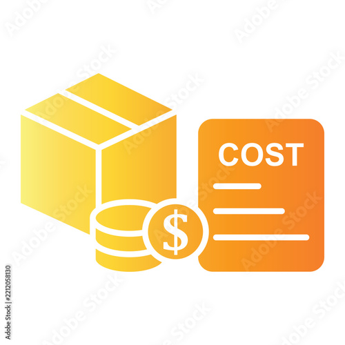 Plakat box Gradient icon