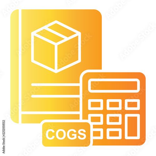 Plakat box Gradient icon