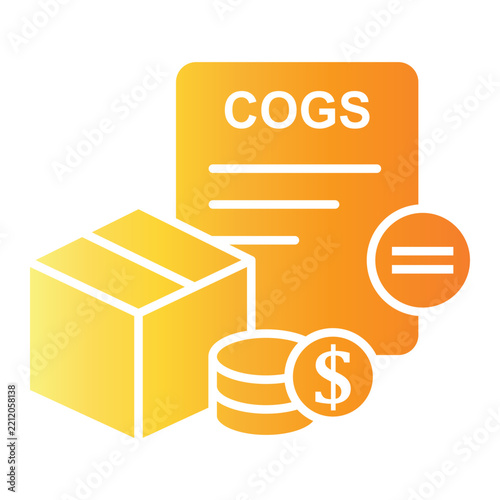 Plakat cogs Gradient icon
