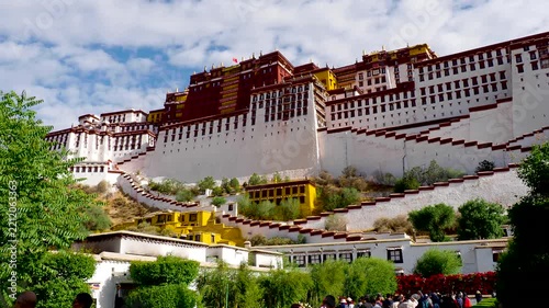Potala Palace, old seat of government of the Dalai Llama, Lhasa, Tibet