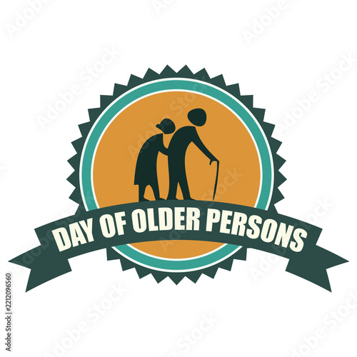 Day of Older Persons sticker