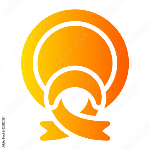 ribbon gradient icon