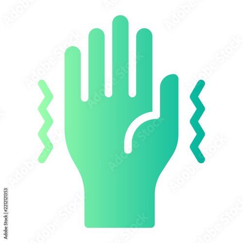 trembling gradient icon