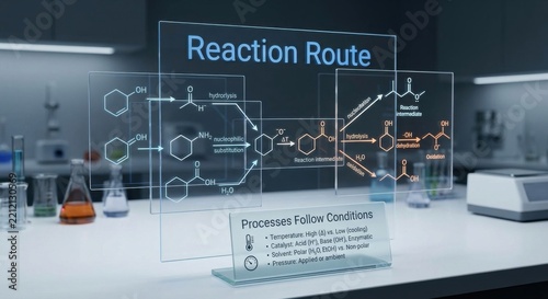 Interactive Chemical Reaction Pathway Display