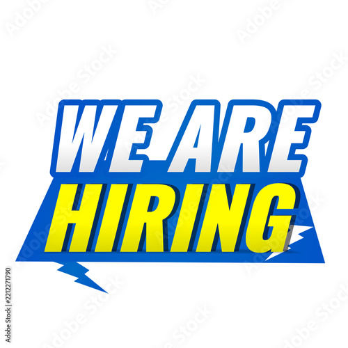 We Are Hiring, New Employee Recruitment Message, Open Position and Career Growth Opportunity, Corporate Job Promotion