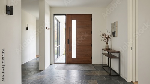 Modern Front Door Design with Contemporary Entrance and Elegant Exterior 2