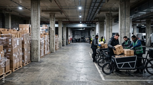 Converted Parking Garage Micro-Hub
